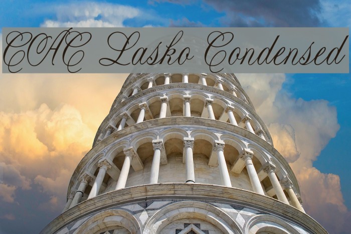 CAC Lasko Condensed Font examples