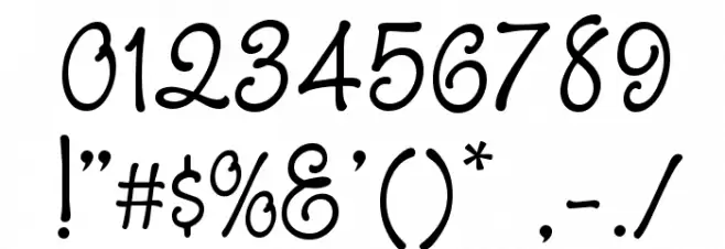 CAC Pinafore Font OTHER CHARS