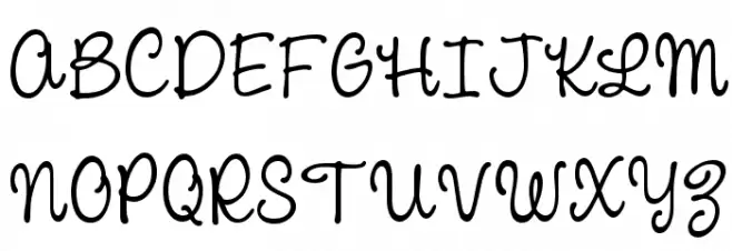 CAC Pinafore Font UPPERCASE