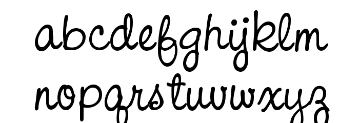 CAC Pinafore Font LOWERCASE