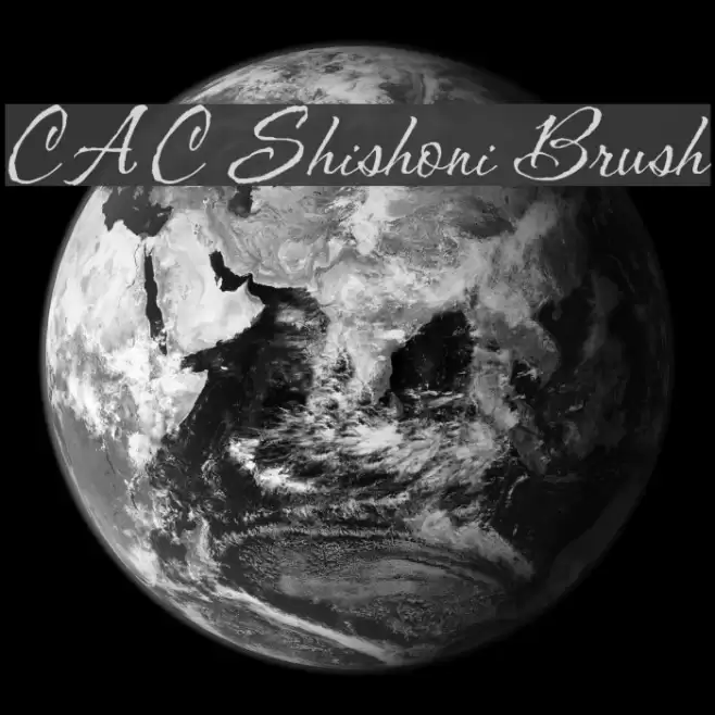 CAC Shishoni Brush Fonte examples