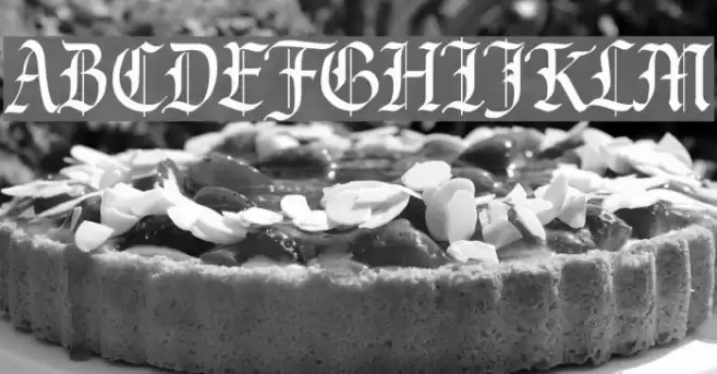 CAC Valiant Font examples