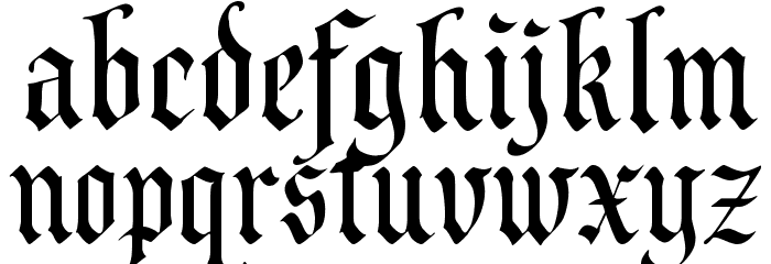 CAC Valiant Font LOWERCASE