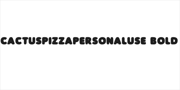 CACTUSPIZZAPERSONALUSE-Bold Logo