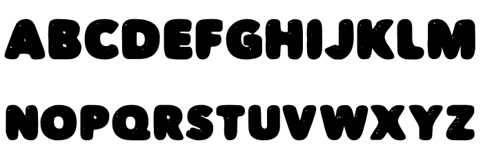 CACTUSPIZZAPERSONALUSE-Bold Font LOWERCASE