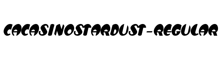 CACasinoStardust-Regular  免费字体下载