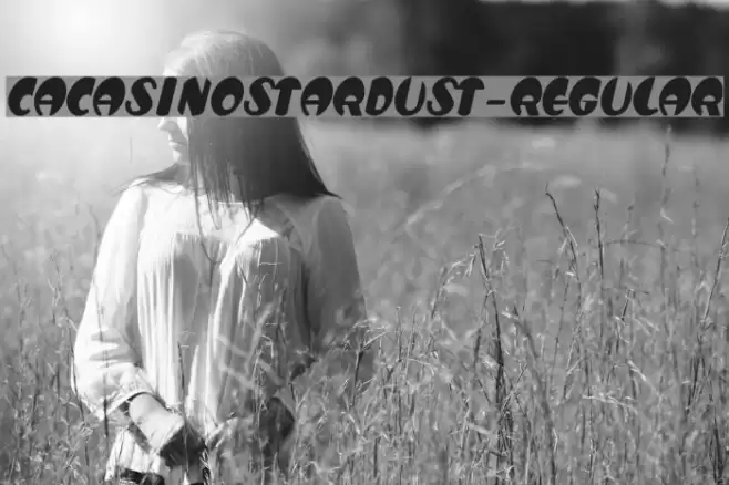 CACasinoStardust-Regular Font examples