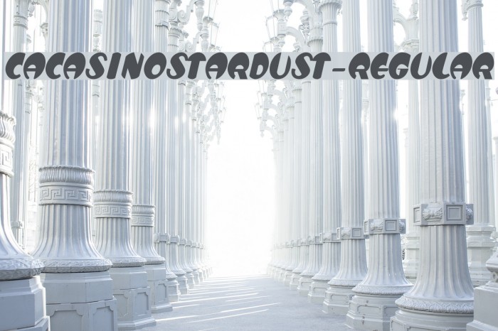 CACasinoStardust-Regular Font examples