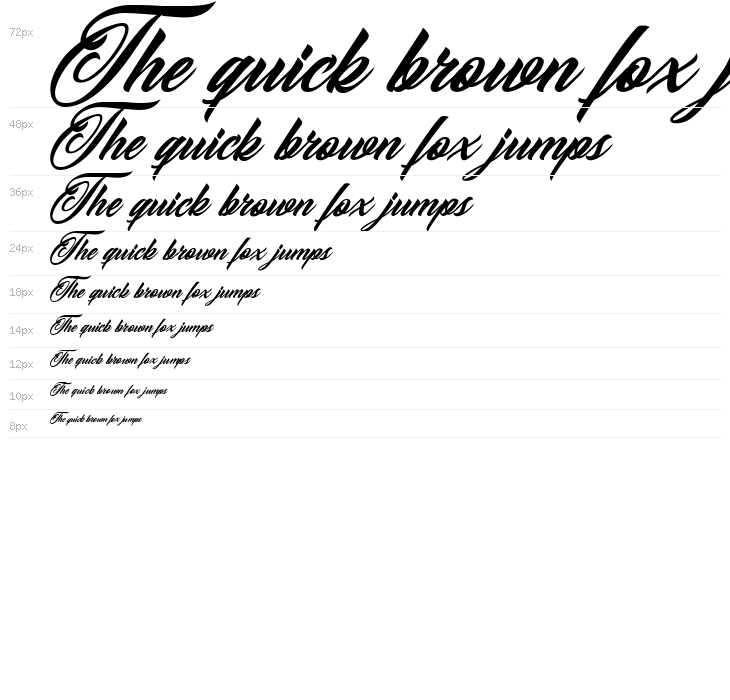 CADILLAC PERSONAL USE Italic Waterfall