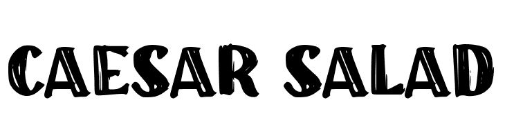 CAESAR SALAD  font caratteri gratis