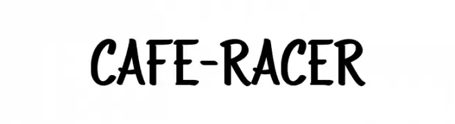 CAFE-RACER Шрифта