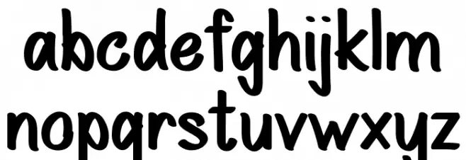 CAFE-RACER Шрифта строчной