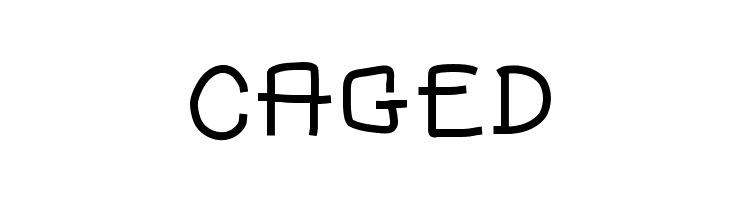 CAGED  Descarca Fonturi Gratis