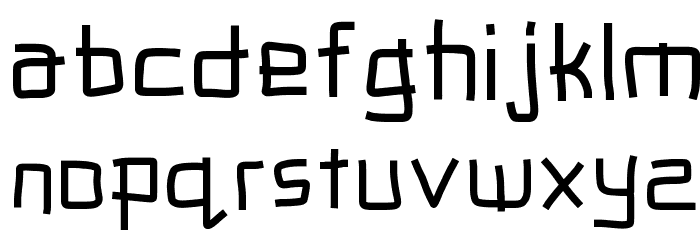 CAGED Font LOWERCASE