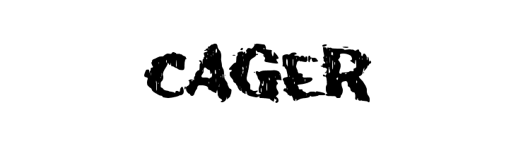 CAGER  Скачать бесплатные шрифты