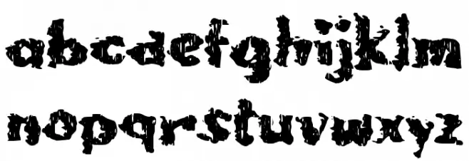 CAGER फ़ॉन्ट लोअरकेस