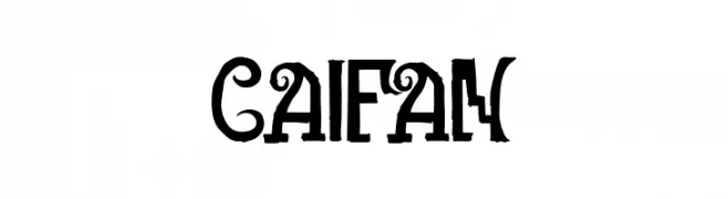 CAIFAN  Frei Schriftart Herunterladen