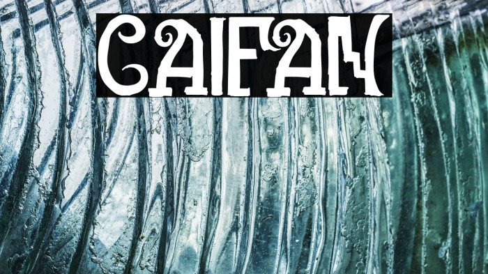 CAIFAN Font examples