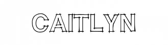 CAITLYN  नि: शुल्क फ़ॉन्ट्स डाउनलोड