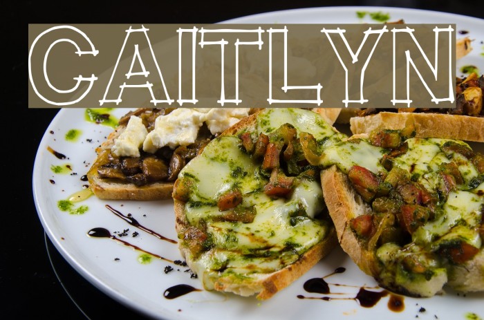 CAITLYN Font examples