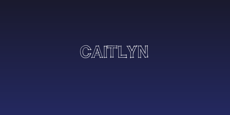 CAITLYN Social Header