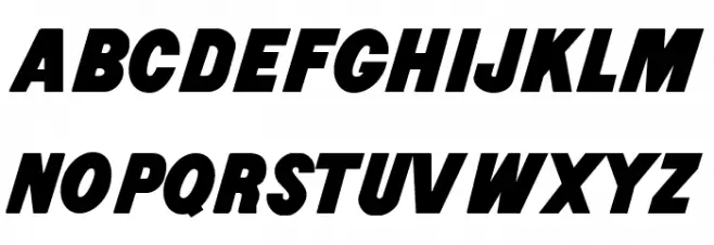 CAKissKissBangBang Font Litere mari