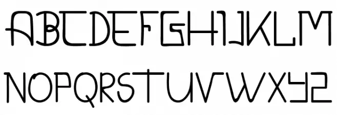 CALDERDALE DEMO Light フォント 小文字