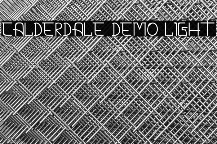 CALDERDALE DEMO Light Example 2