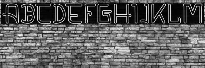 CALDERDALE DEMO Outline Font examples