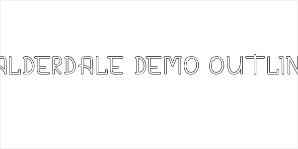 CALDERDALE DEMO Outline Logo