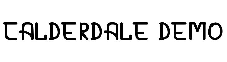 CALDERDALE DEMO  Free Fonts Download