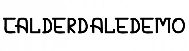 CALDERDALE DEMO  नि: शुल्क फ़ॉन्ट्स डाउनलोड