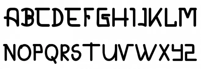 CALDERDALE DEMO 字体 小写