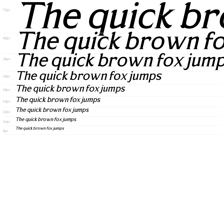 CALLIMBA Italic Waterfall