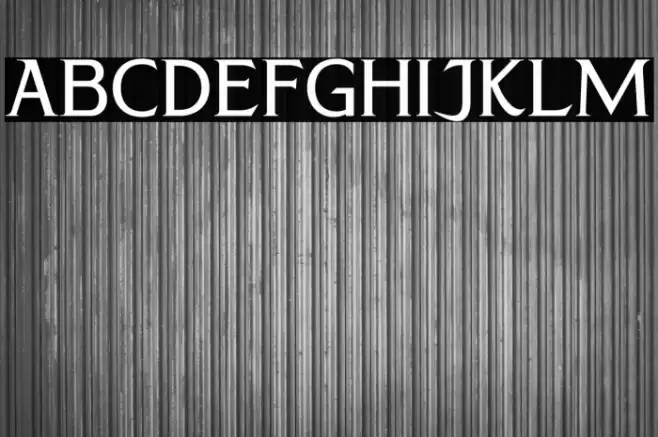 CALLIMBA Font examples