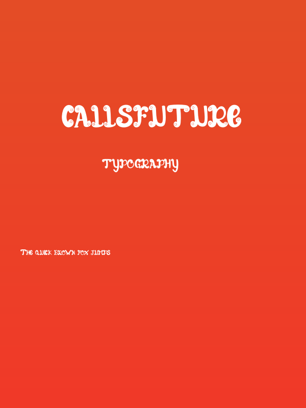 CALLSFUTURE Poster
