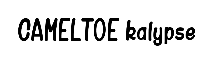 CAMELTOE kalypse  Frei Schriftart Herunterladen