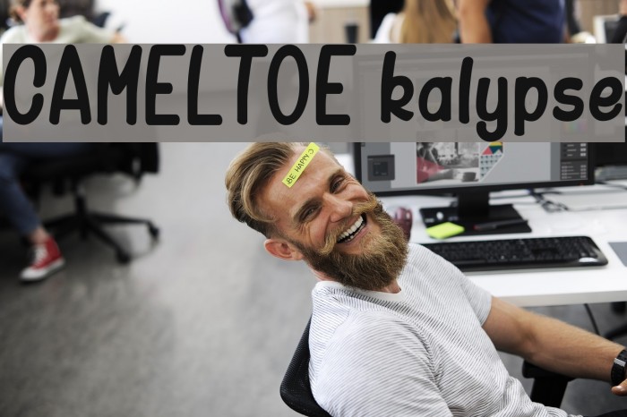 CAMELTOE kalypse Font examples