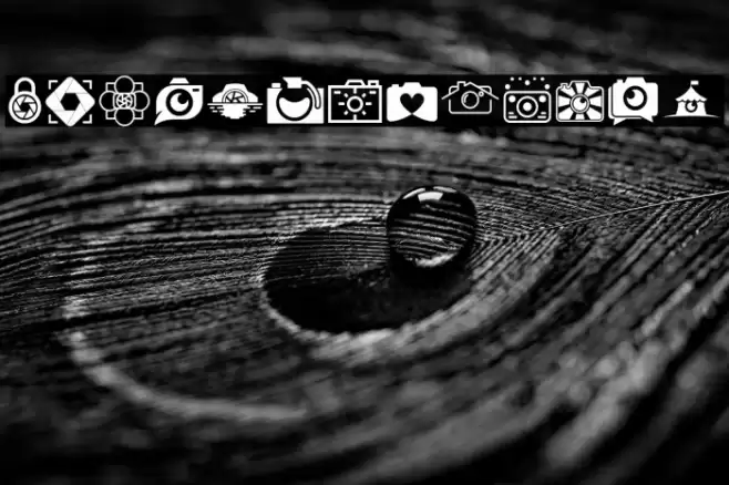 CAMERA - FOTOGRAAMI Font examples