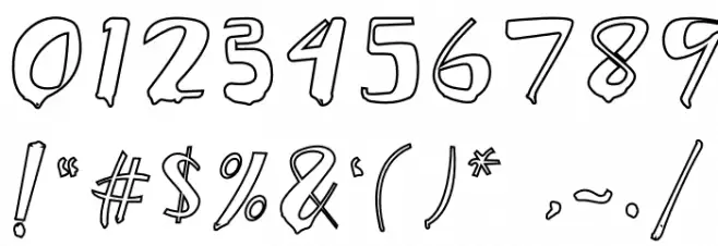 CAMS PUNKS Font OTHER CHARS