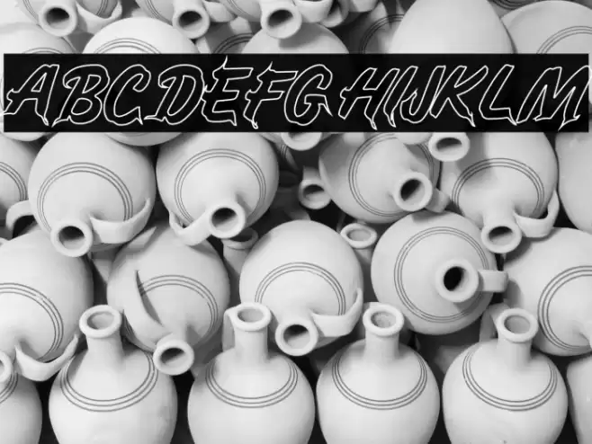 CAMS PUNKS Font examples