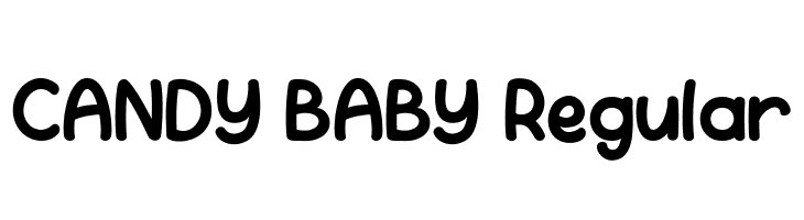 CANDY BABY Regular  Frei Schriftart Herunterladen