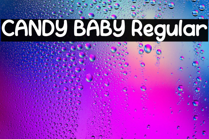 CANDY BABY Regular Example 2