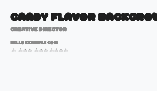 CANDY FLAVOR BACKGROUND Regular Business Card