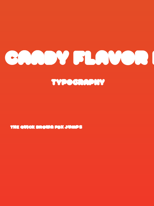 CANDY FLAVOR BACKGROUND Regular Poster