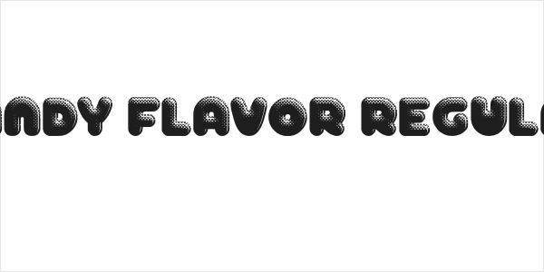 CANDY FLAVOR Regular Logo