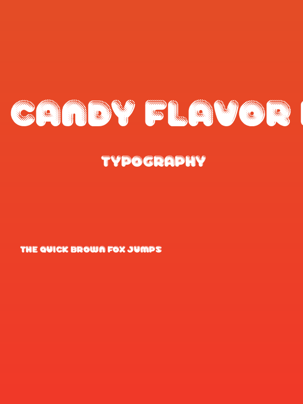 CANDY FLAVOR Regular Poster