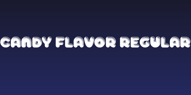 CANDY FLAVOR Regular Social Header