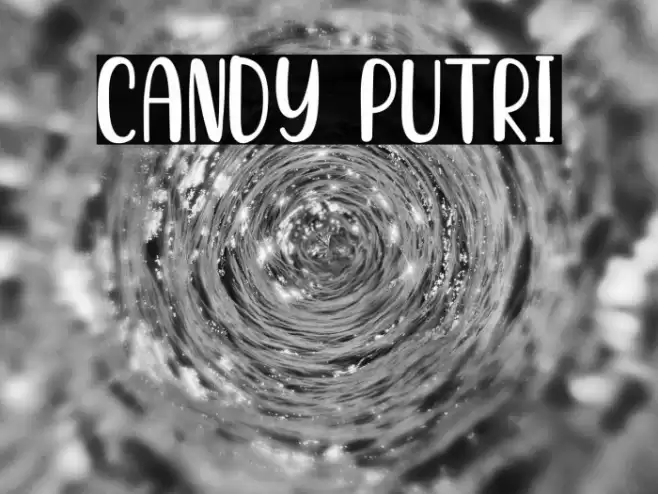 CANDY PUTRI Font examples