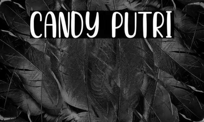 CANDY PUTRI Font examples